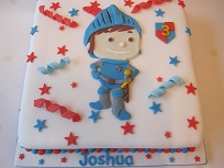 mike the knight birthday cake